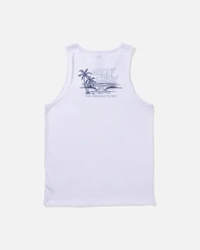 A Frame Tank - White