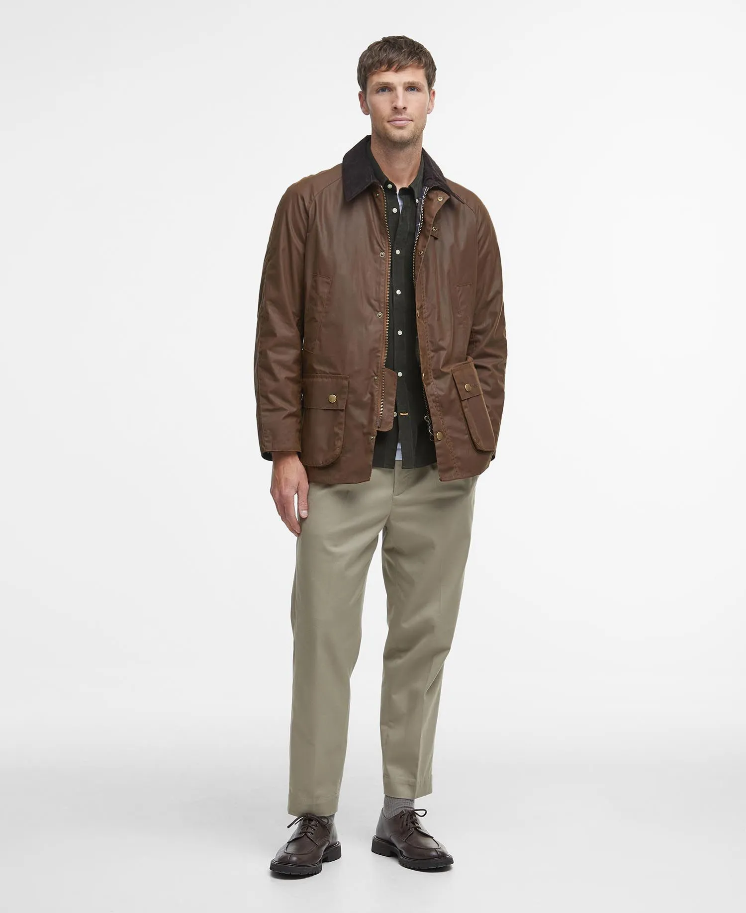 Barbour Coat Ashby Wax Bark