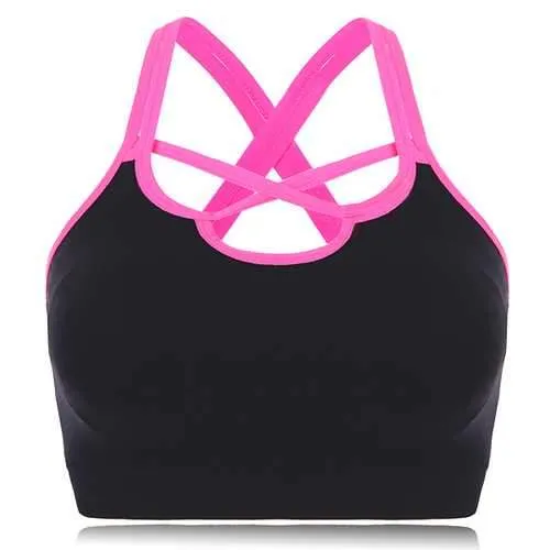Cosy Breathable Bandeau Sports Yoga Bra