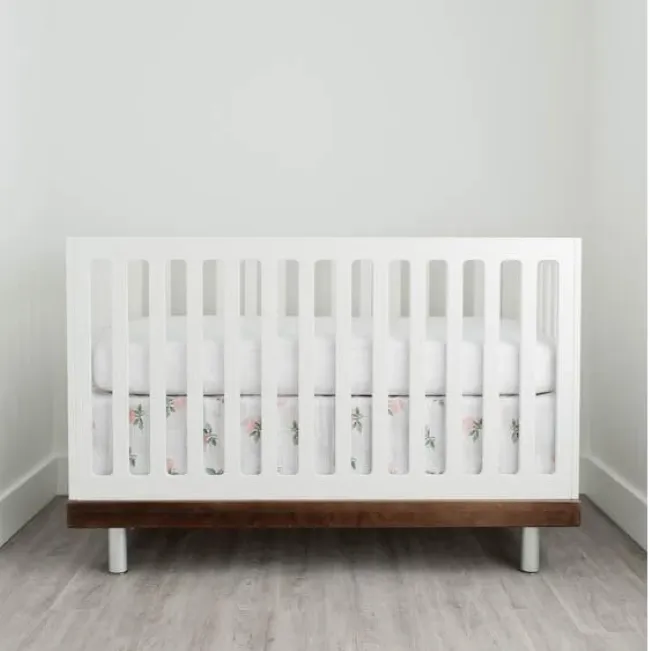 Crib Skirt Muslin | Water Color Rose