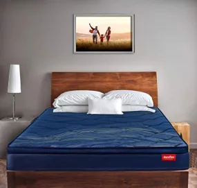 Duroflex Riseup - Bonnel Spring 7 Inch King Size Spring Mattress With Pillow Top (75x72x6   1)