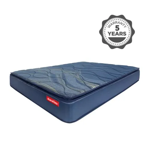 Duroflex Riseup - Bonnel Spring 7 Inch King Size Spring Mattress With Pillow Top (75x72x6   1)