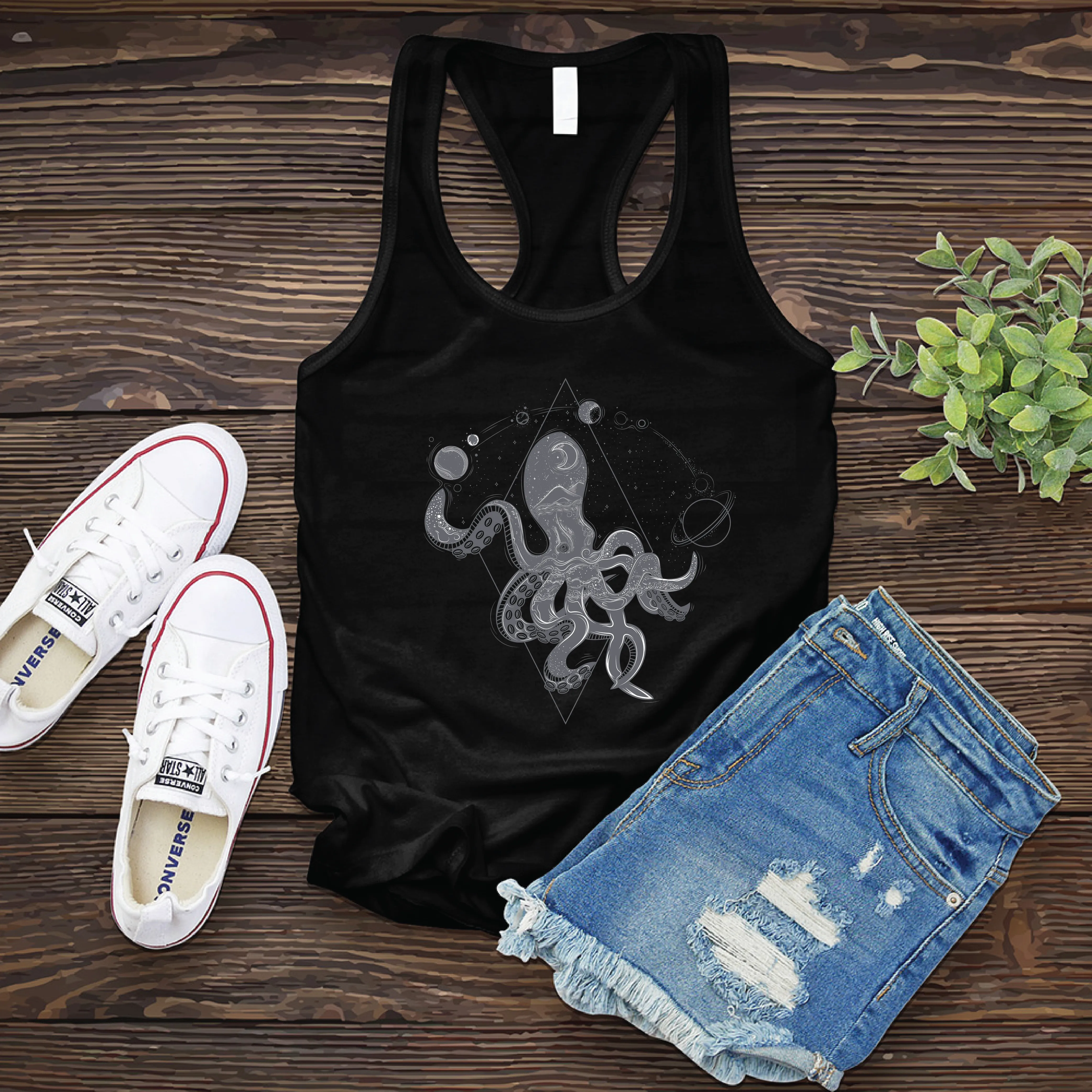 Galactic Octopus Women's Tank Top