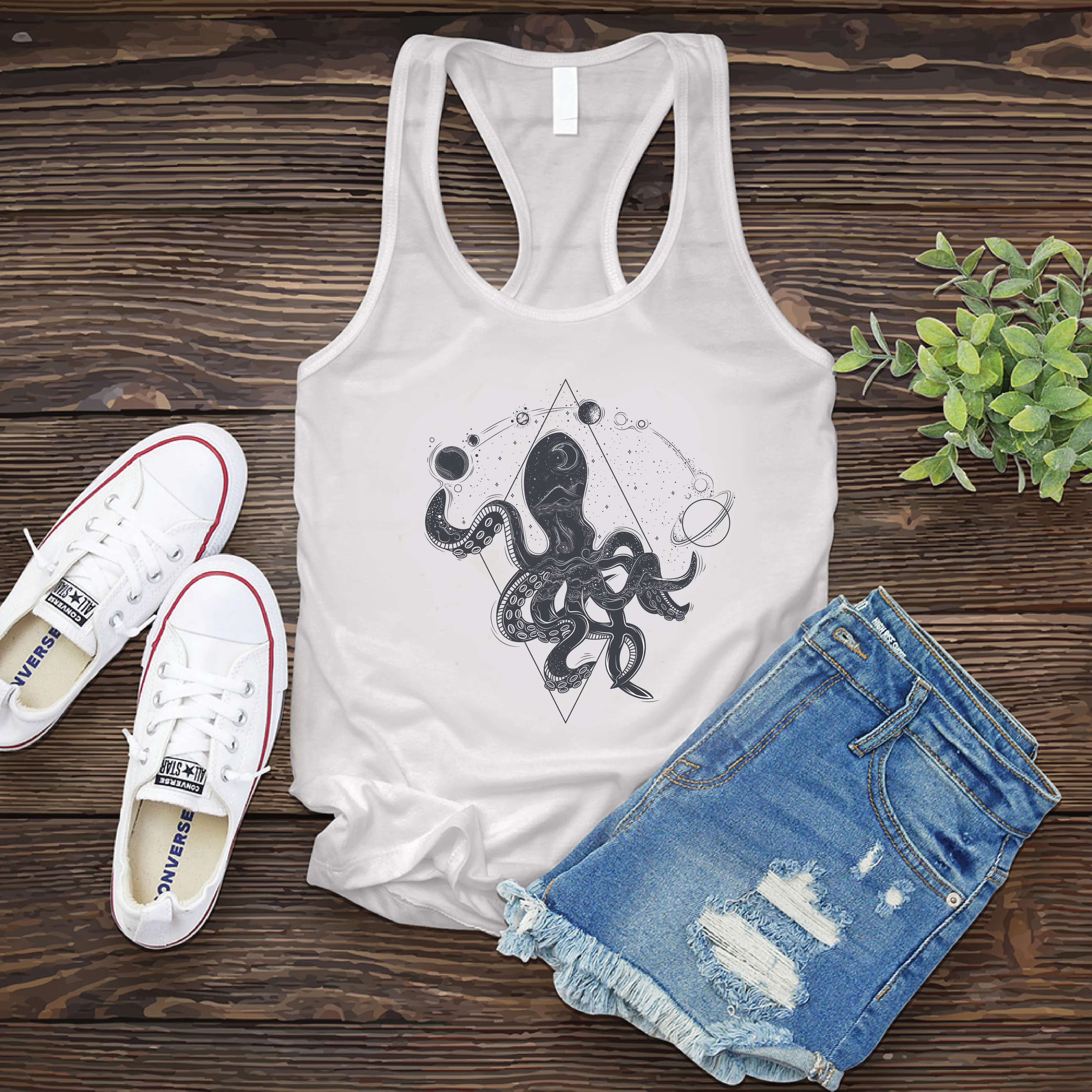 Galactic Octopus Women's Tank Top