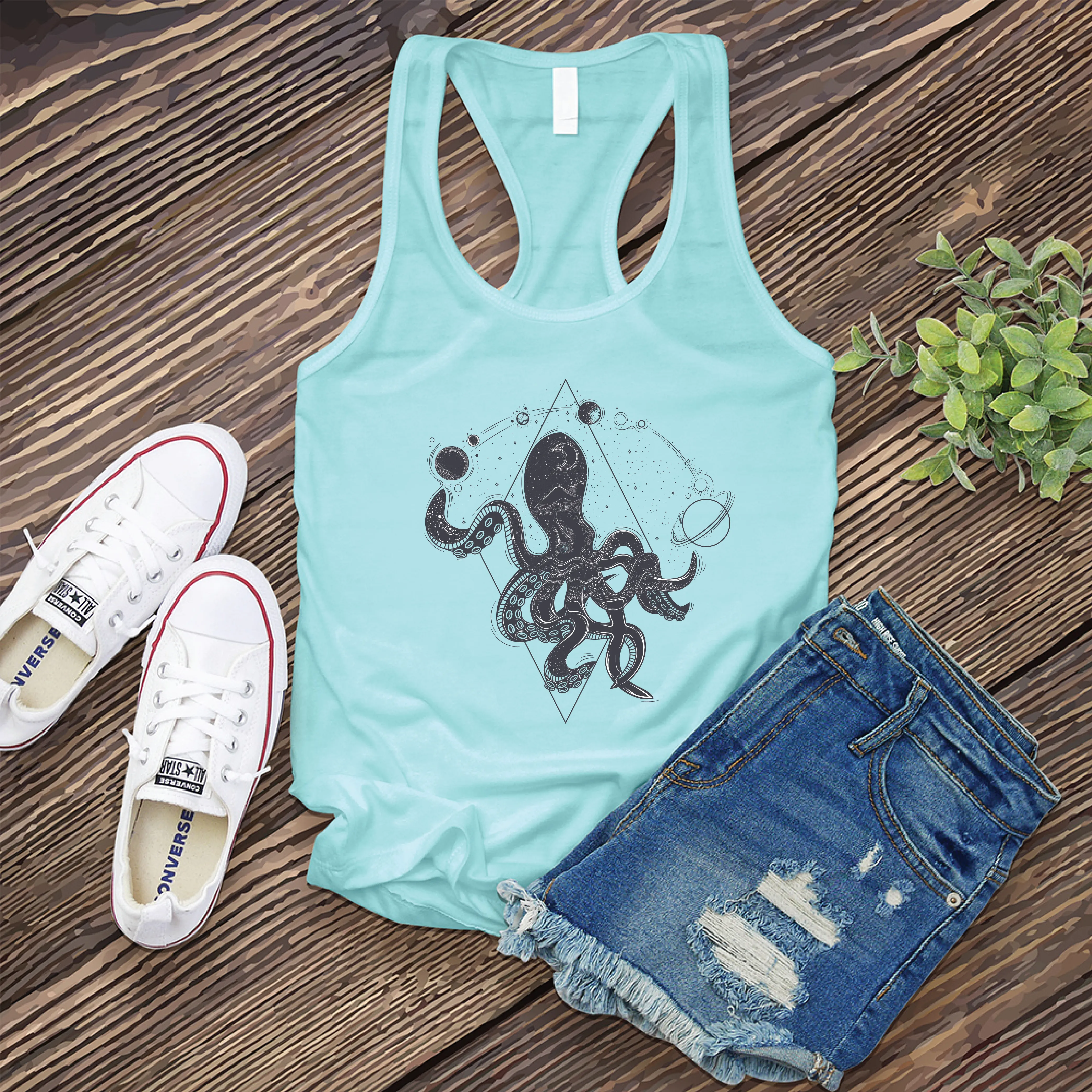 Galactic Octopus Women's Tank Top