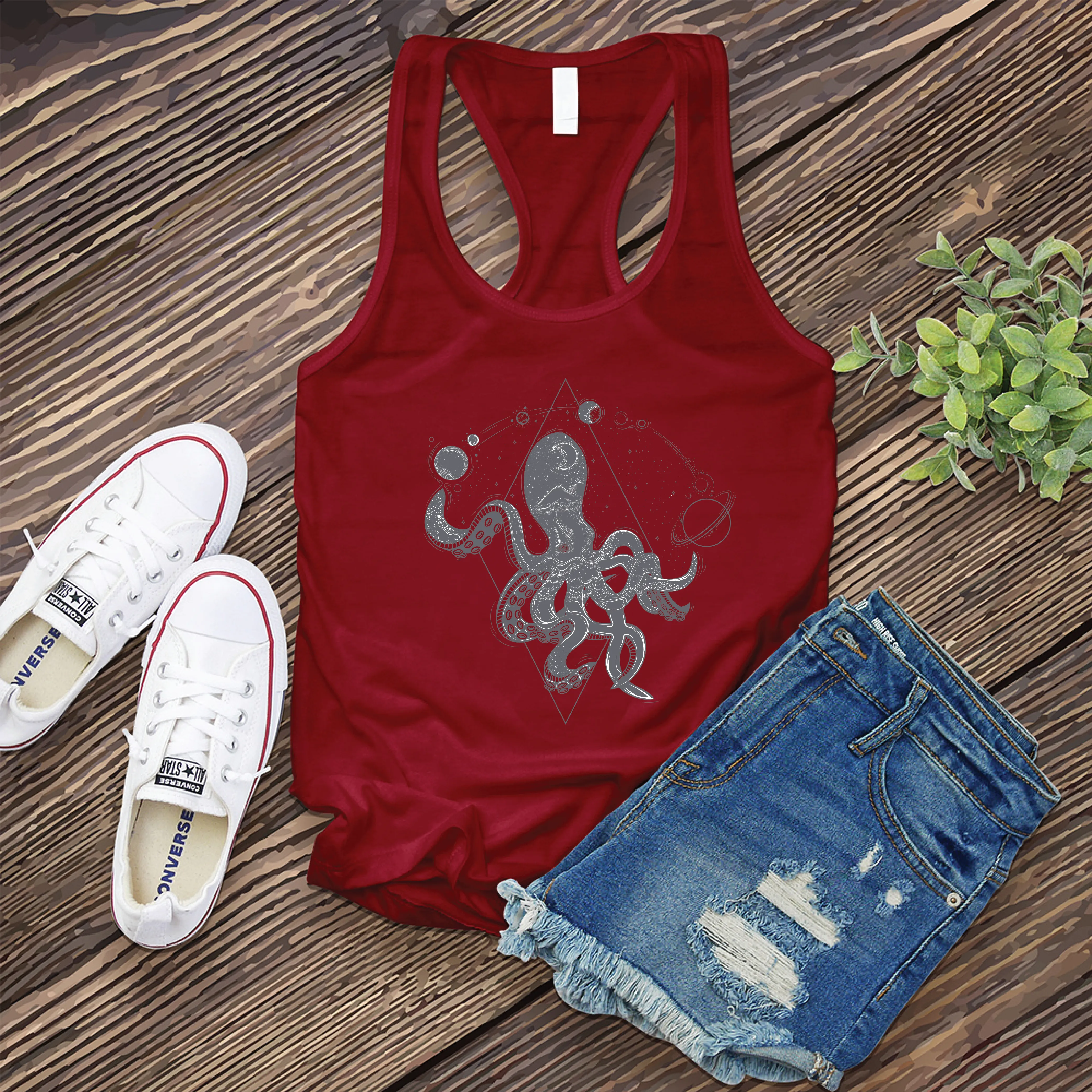 Galactic Octopus Women's Tank Top