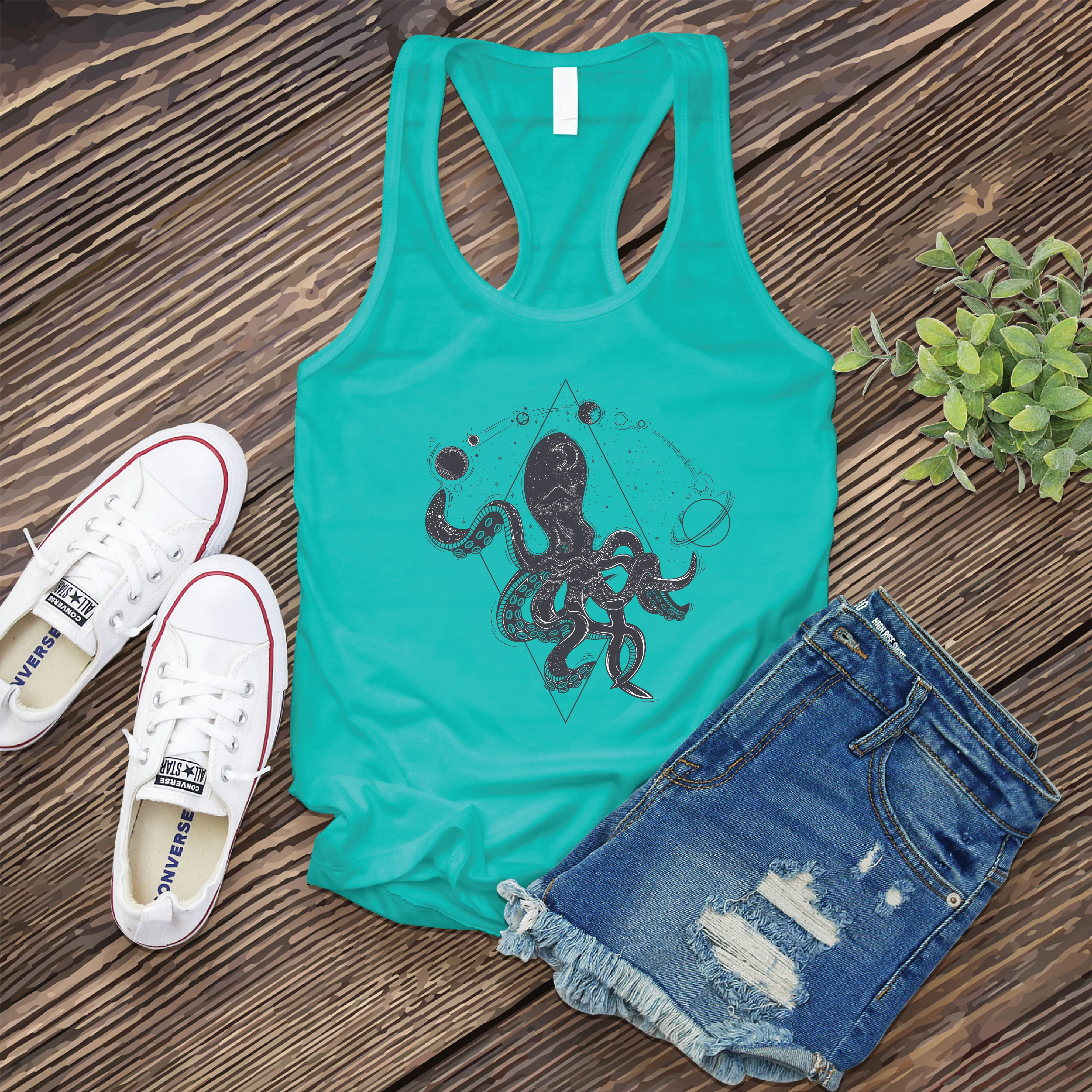 Galactic Octopus Women's Tank Top