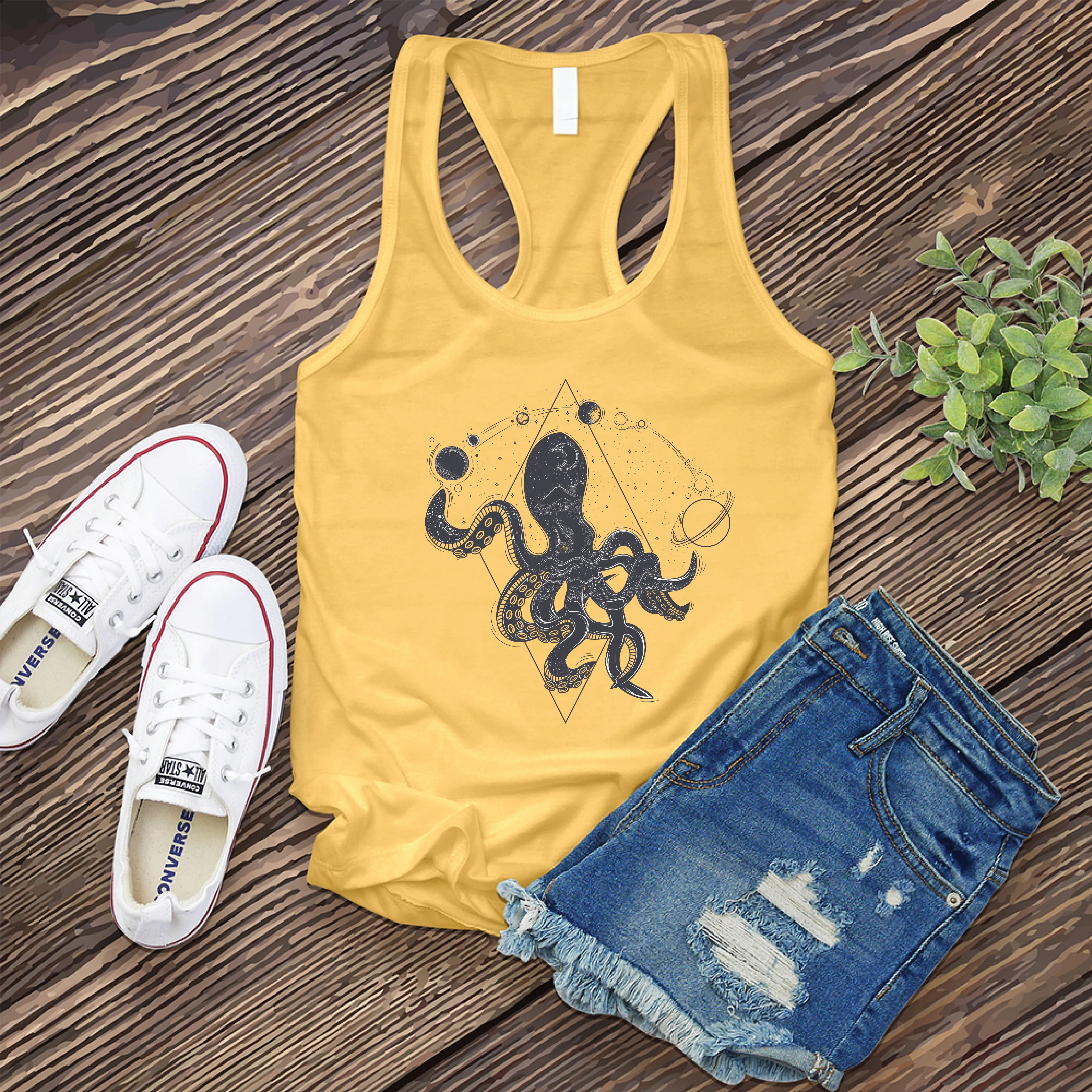 Galactic Octopus Women's Tank Top