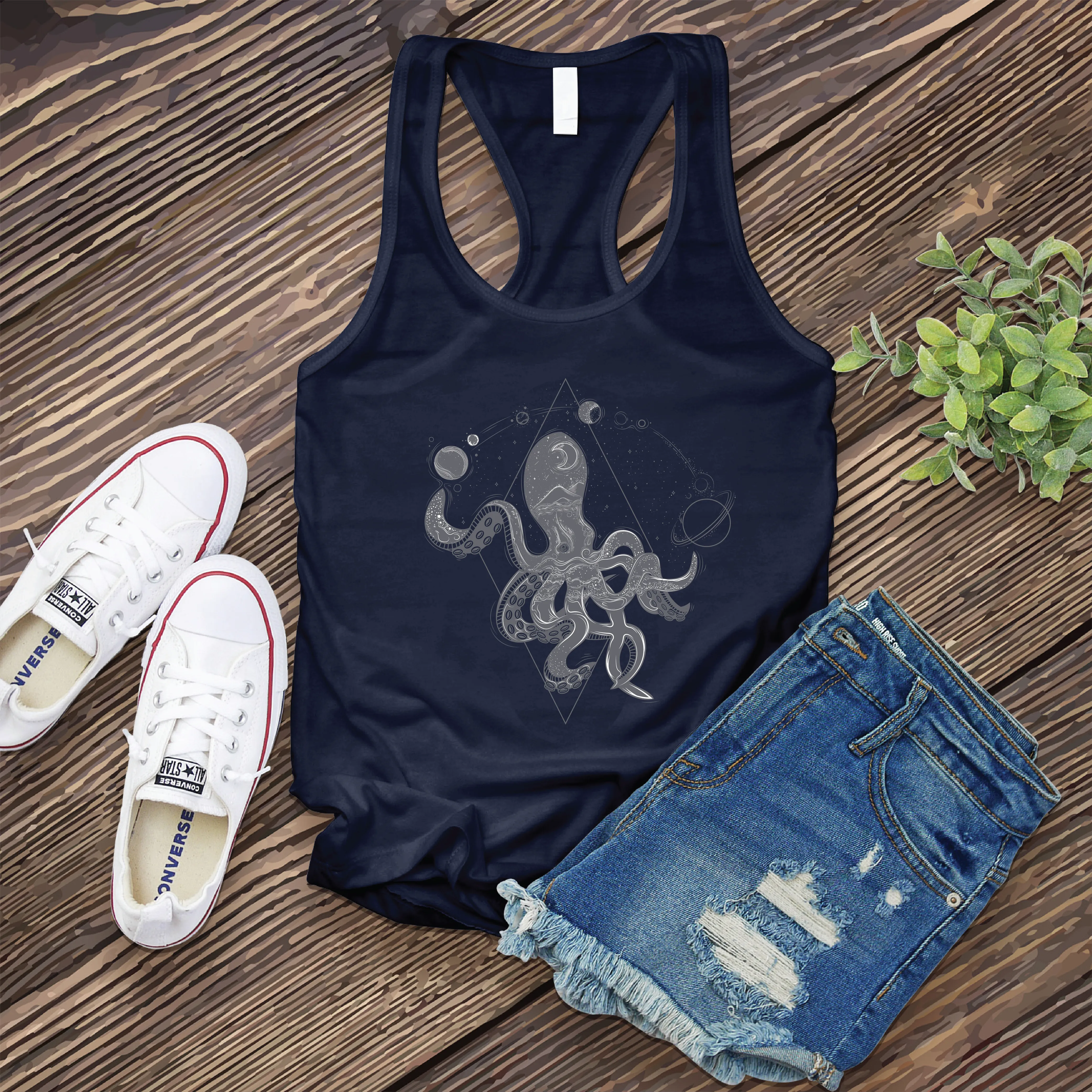 Galactic Octopus Women's Tank Top