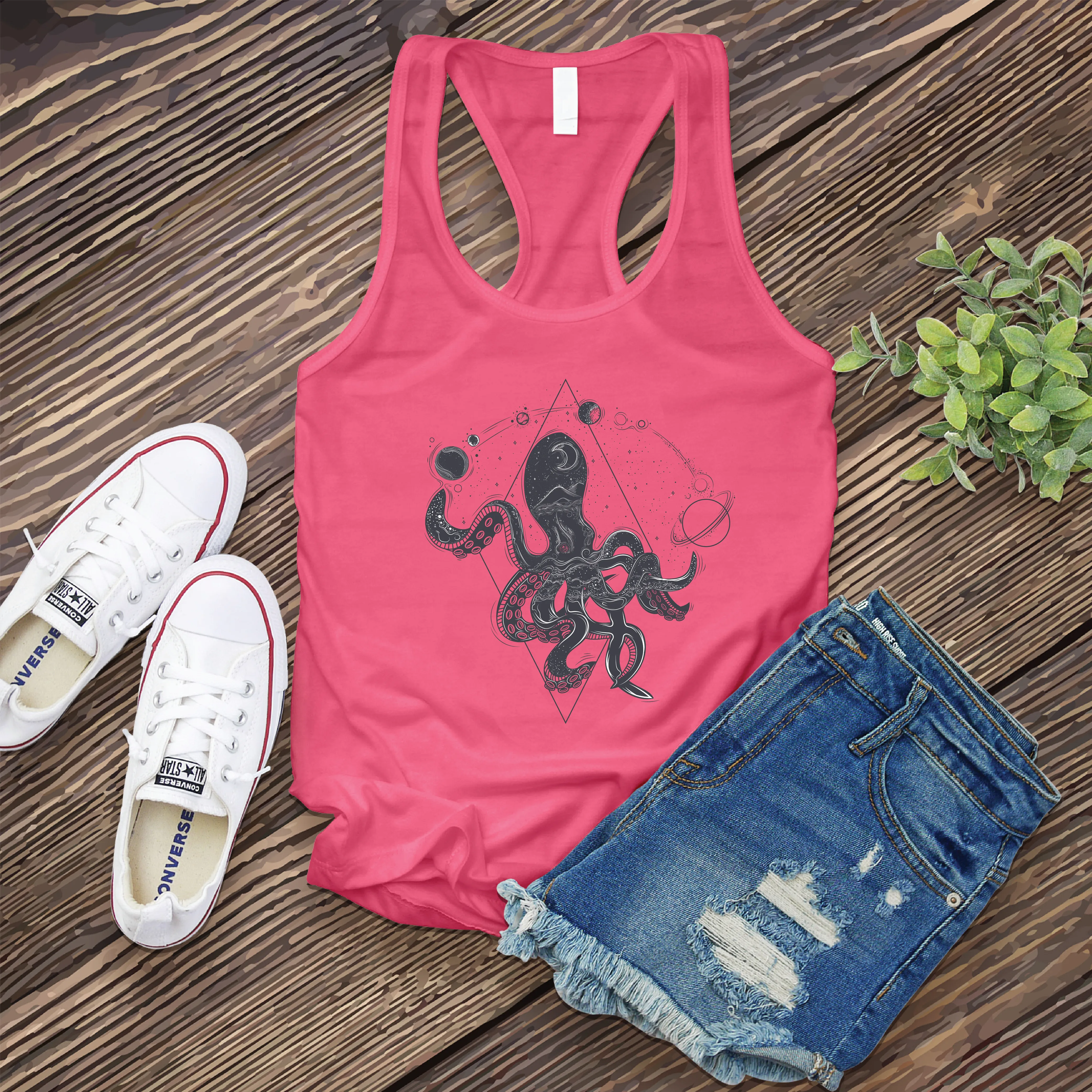 Galactic Octopus Women's Tank Top