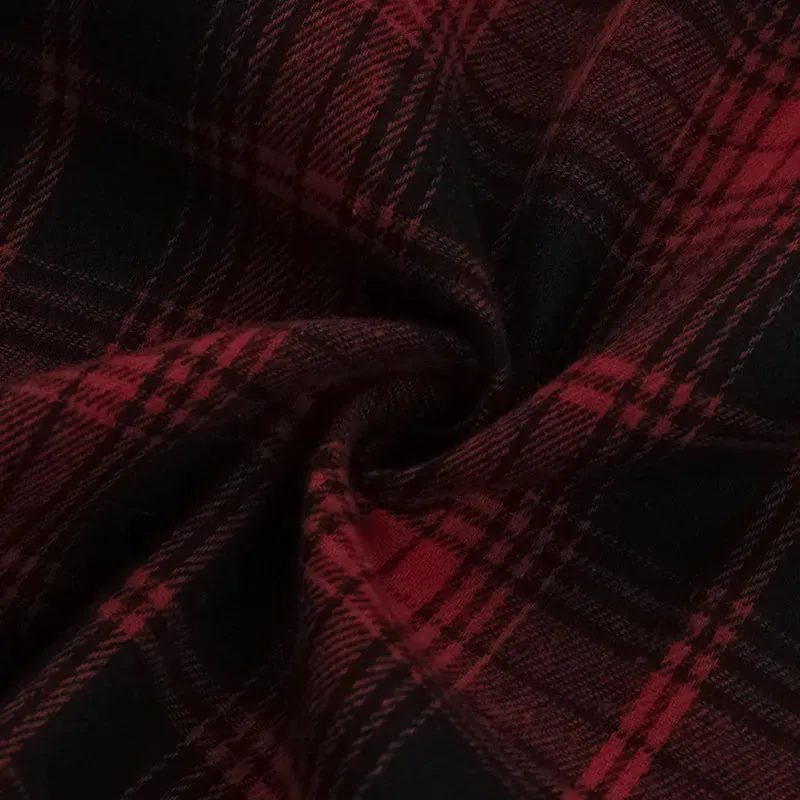 Grunge Chaos Asymmetrical Plaid Skirt