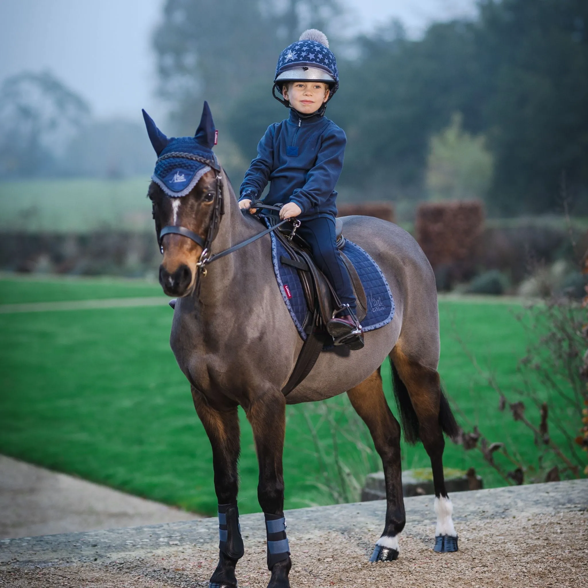 LeMieux Mari Mini Micro Fleece Long Sleeve Top
