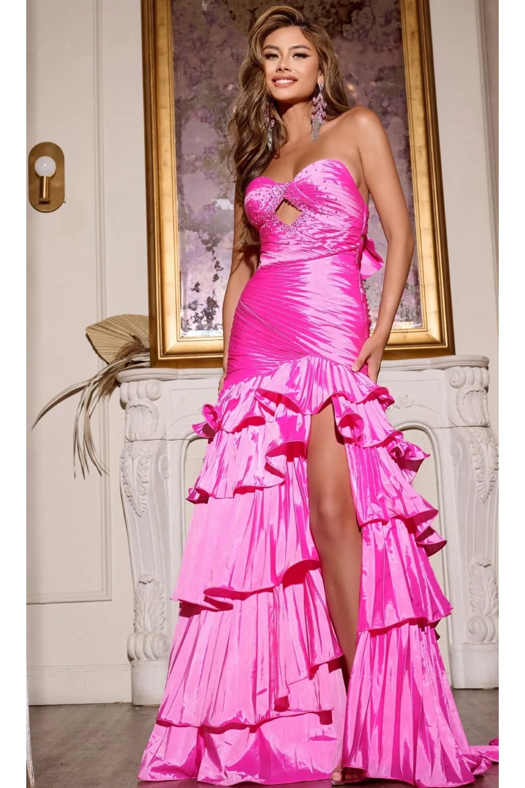 Long Prom Dress: Jovani D6029