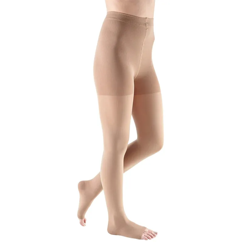 Medi Sheer & Soft 30-40mmHg Open Toe Panty w/Non Adjustable Waist Band