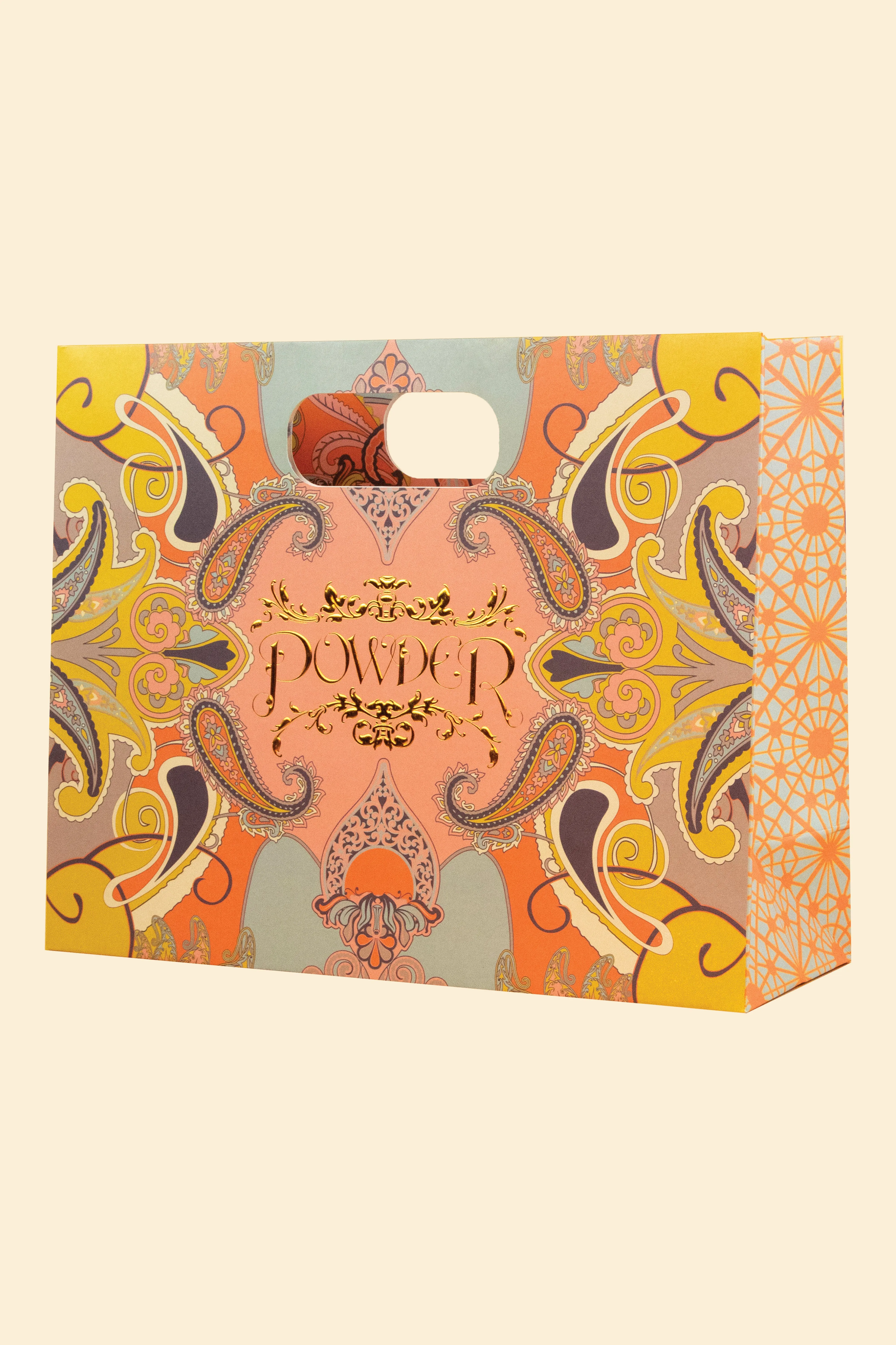 Powder Raya Cosy Scarf - Rust & Sage