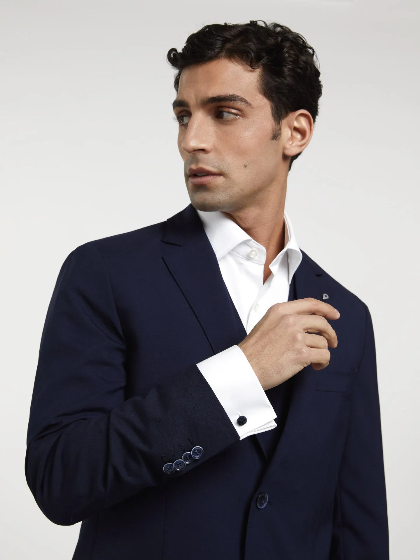 Regular fit k-easy plain poplin comfort formal shirt