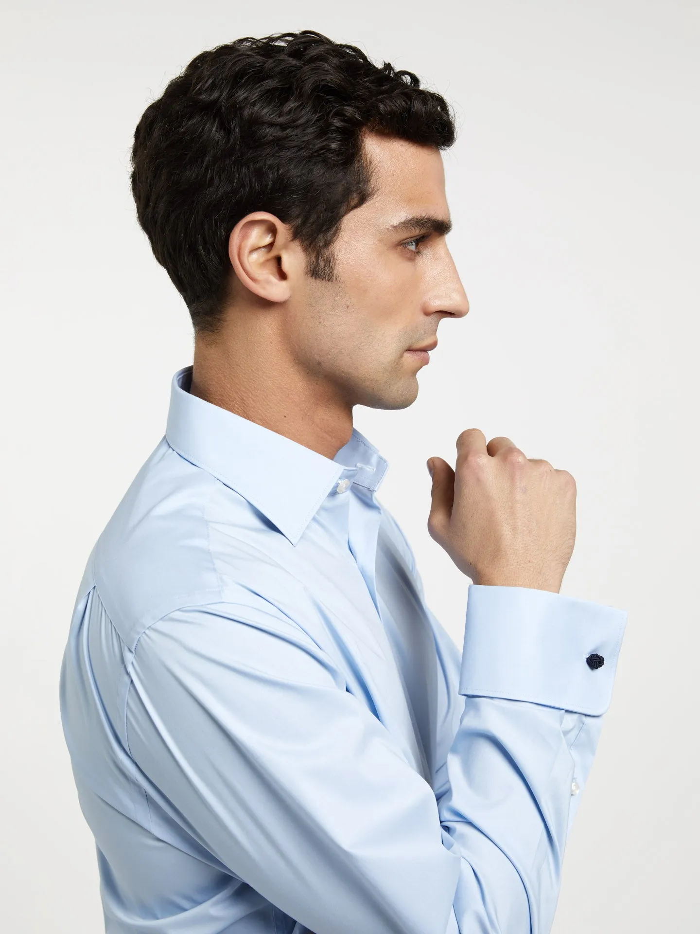 Regular fit k-easy plain poplin comfort formal shirt