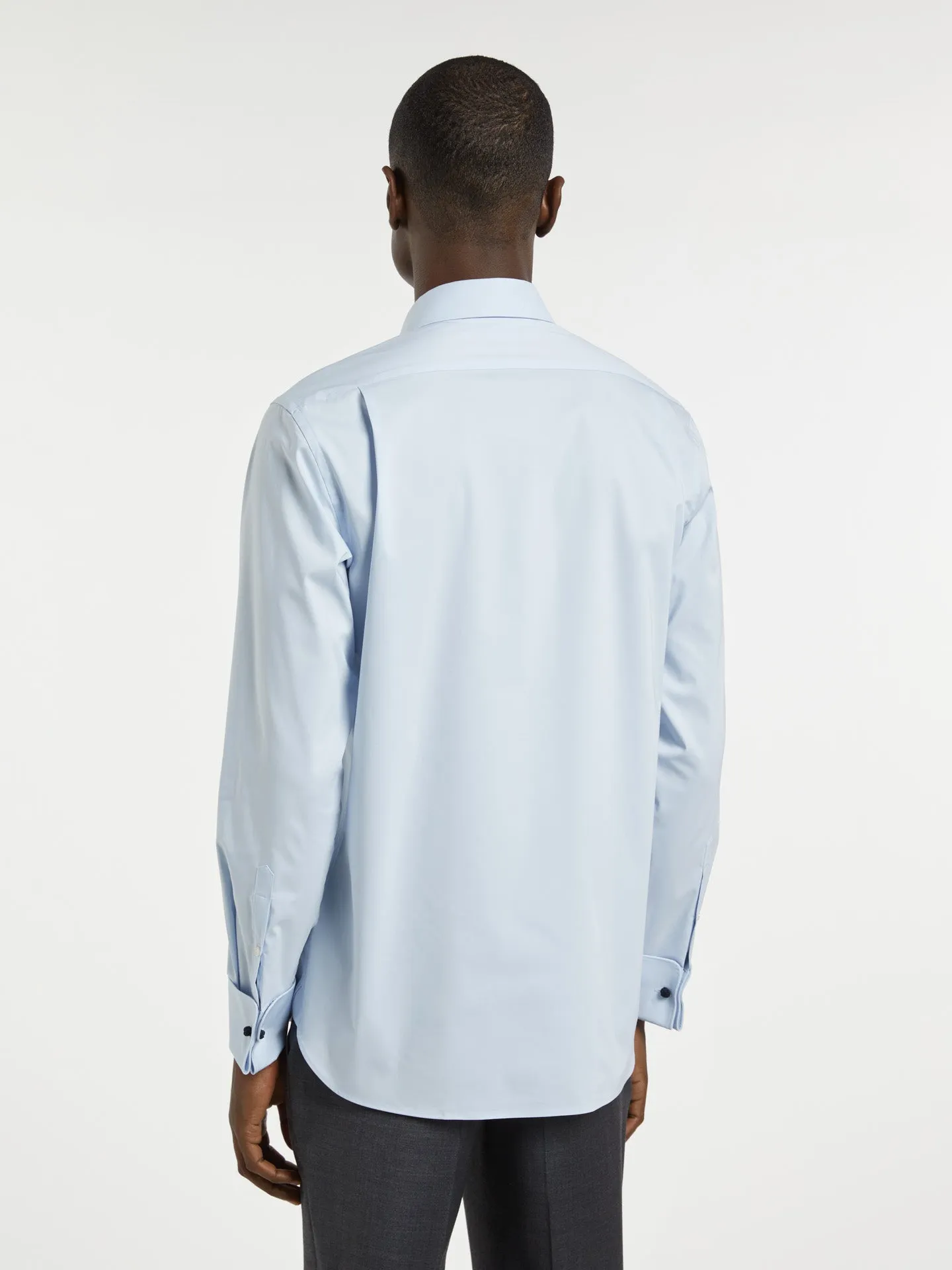 Regular fit k-easy plain poplin comfort formal shirt