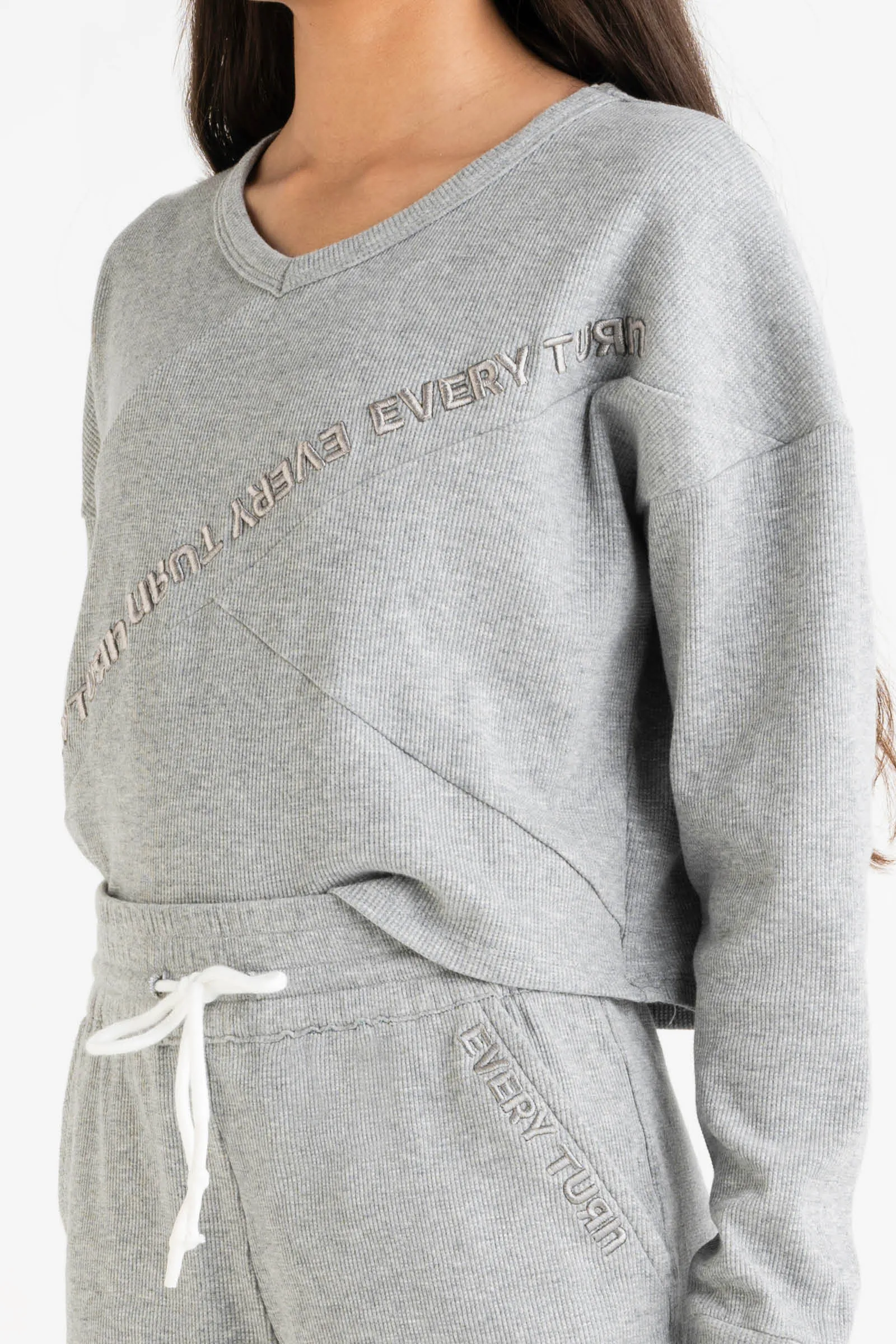Stay Cosy Long Sleeve Rib Top