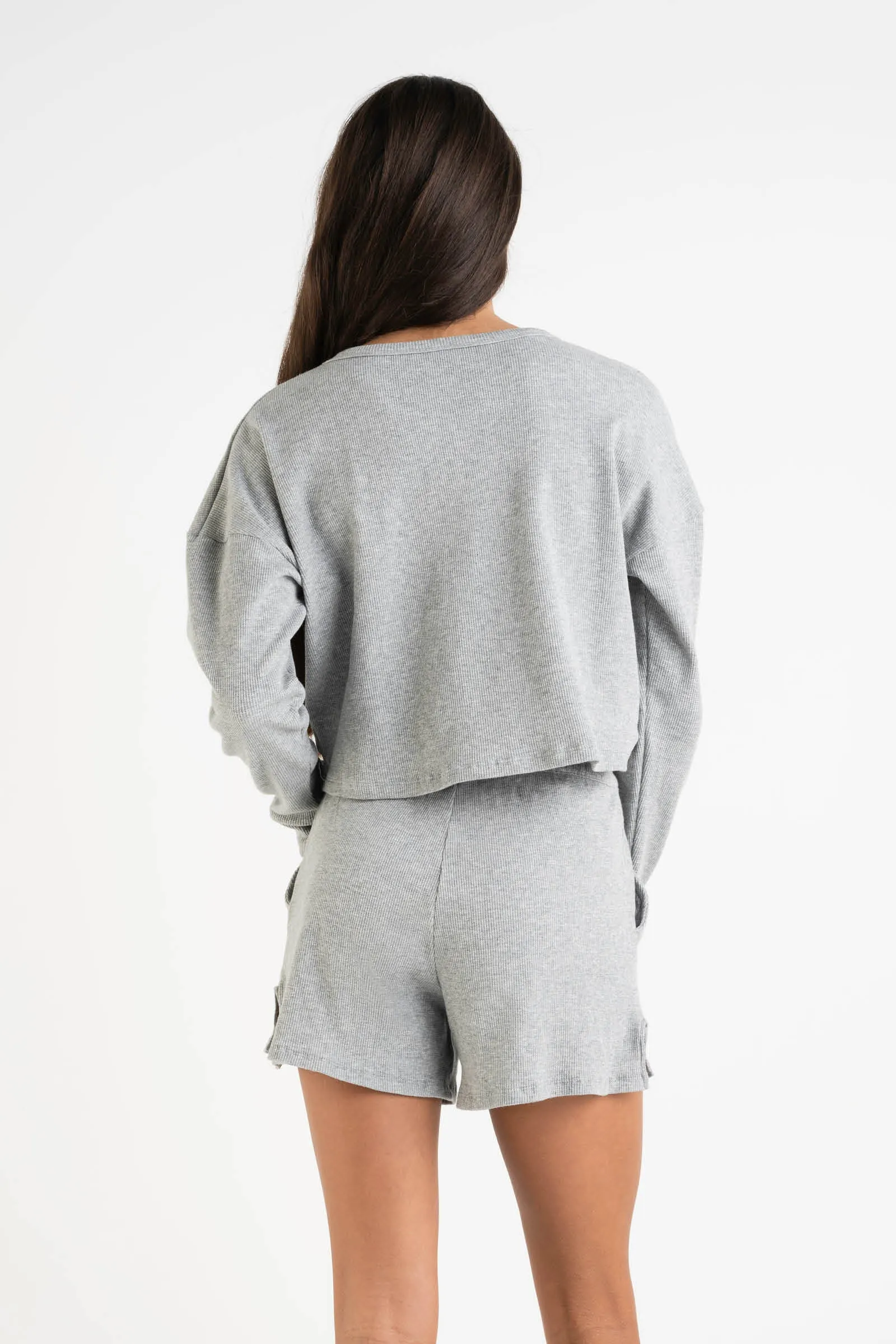 Stay Cosy Long Sleeve Rib Top