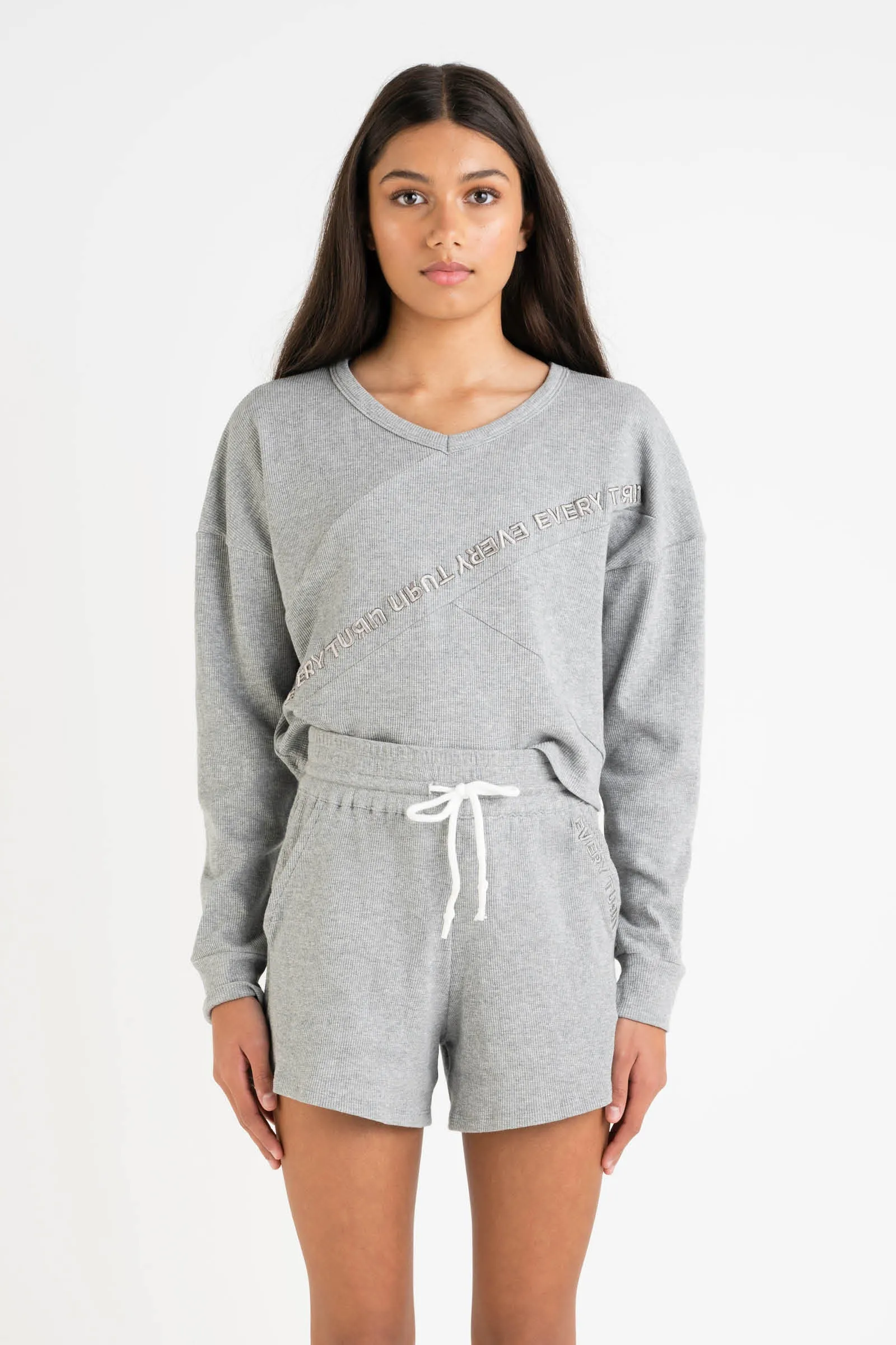 Stay Cosy Long Sleeve Rib Top