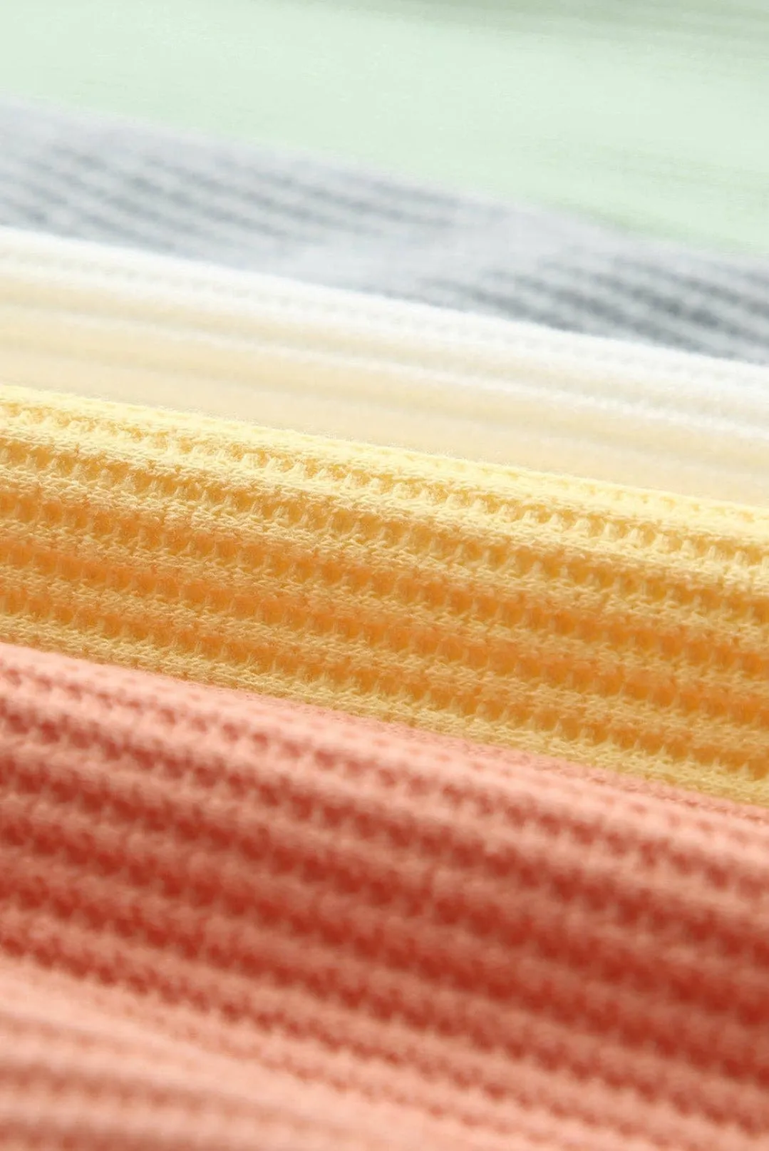 Sunset Beach Waffle Knit Tank Top