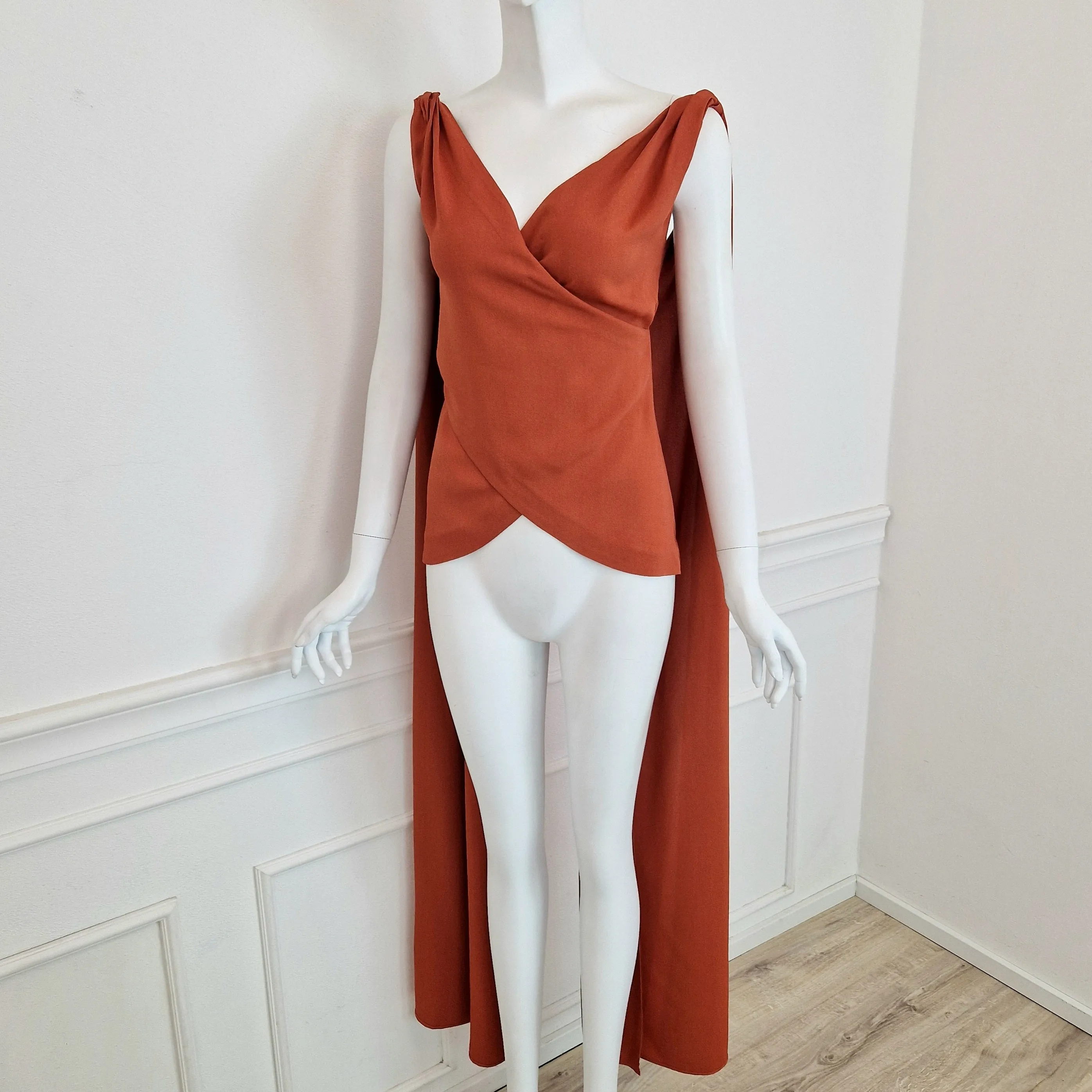 Sybilla por Gibo' | Top vintage arancio