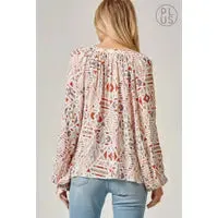 Trendy Print Top