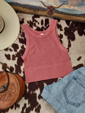 Vintage dried rose high neck