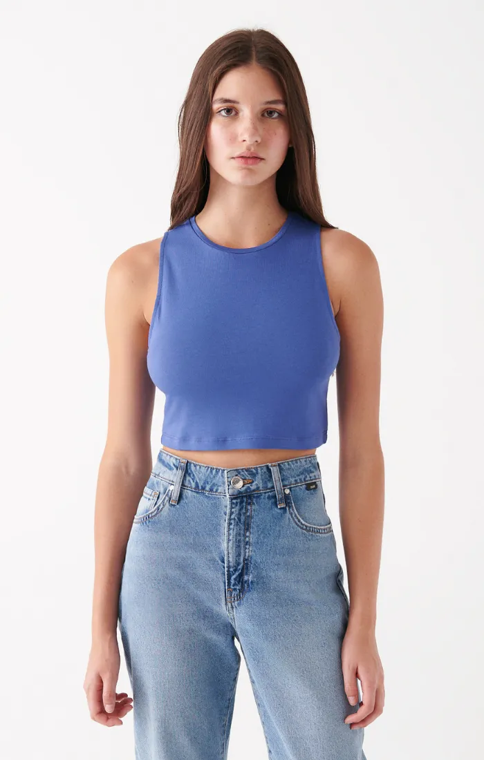 WOMEN'S TANK TOP IN BIJOU BLUE